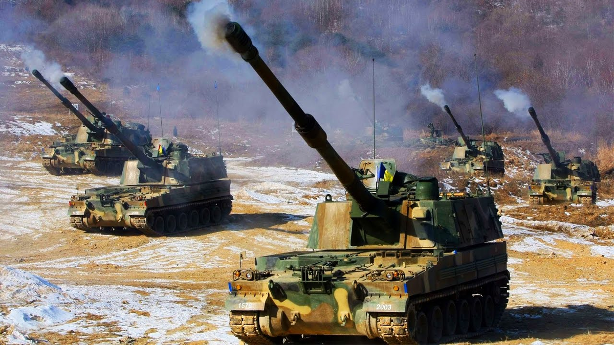 South Korean K9 Artillery