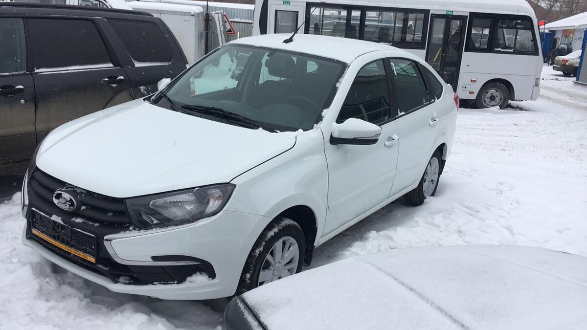 моя новая Гранта ещё без номеров