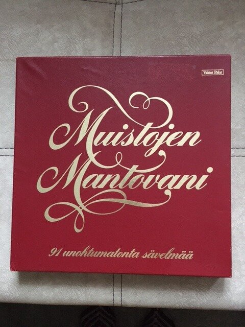 Mantovani and his orchestra vinyl set box