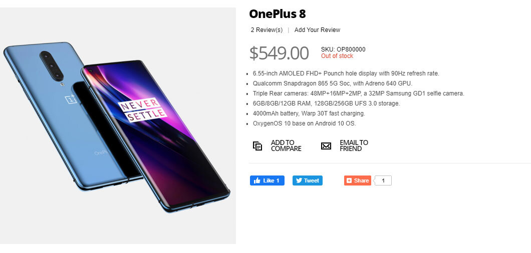 OnePlus 8