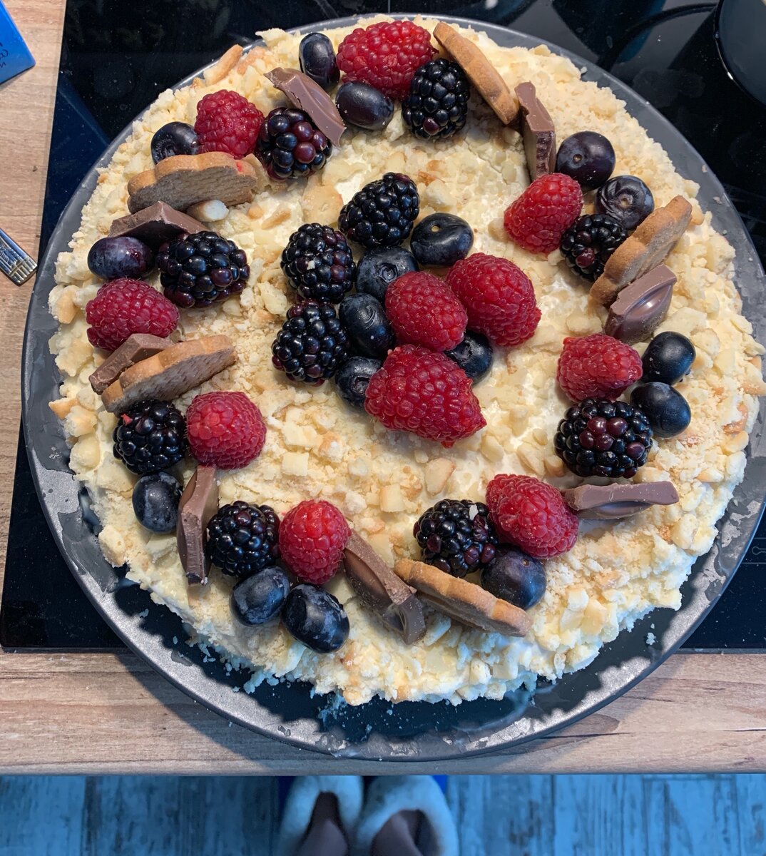 Испекла тортик маме на день рождения