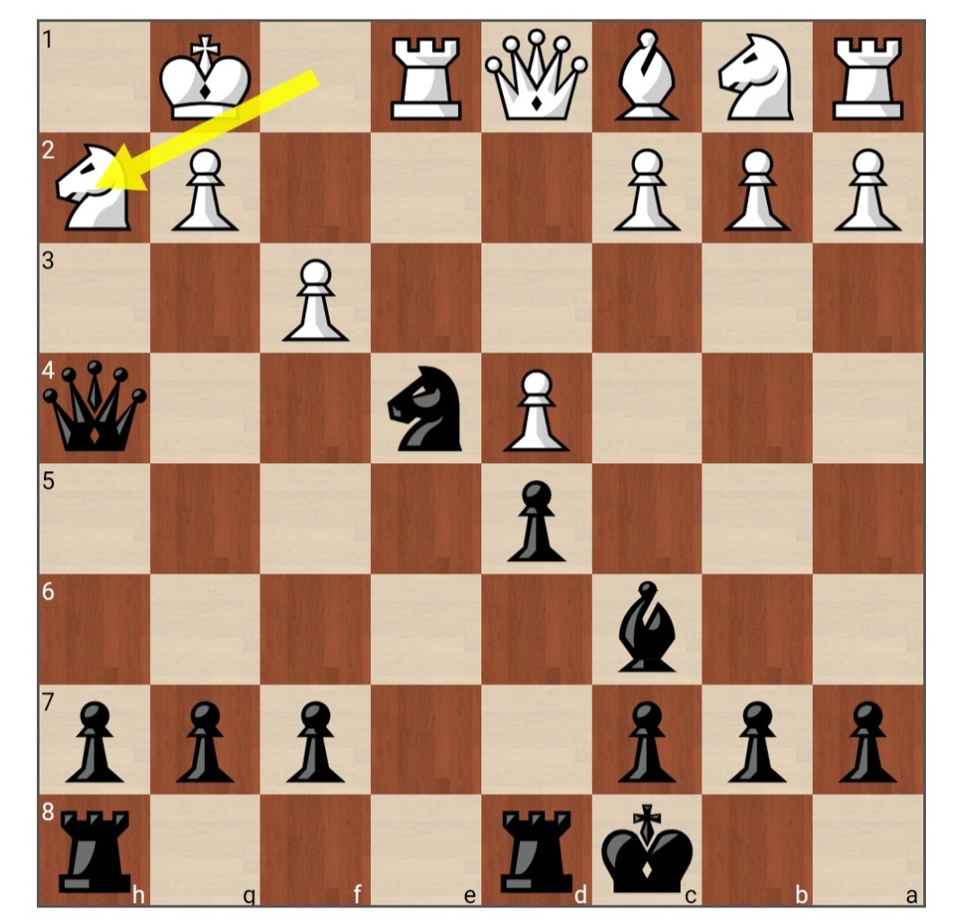 Конь белых рубит слона h2