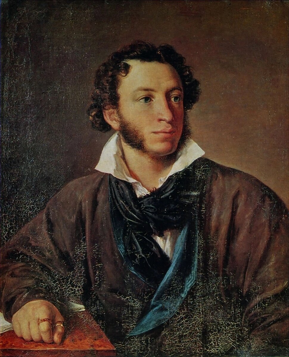 Тропинин В.А. Портрет А.С. Пушкина. 1827. Всероссийский музей А.С.Пушкина.