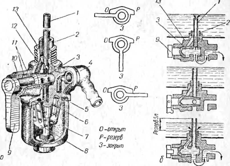 12 положения. Схема краника бензобака на ИЖ Планета 5. Чертеж бензокрана кр12. Топливный краник ИЖ Планета 3 схема. Краник ИЖ Планета 5 положения.