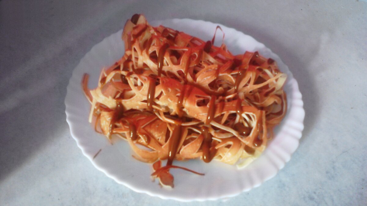 Вариант подачи завтрака от автора