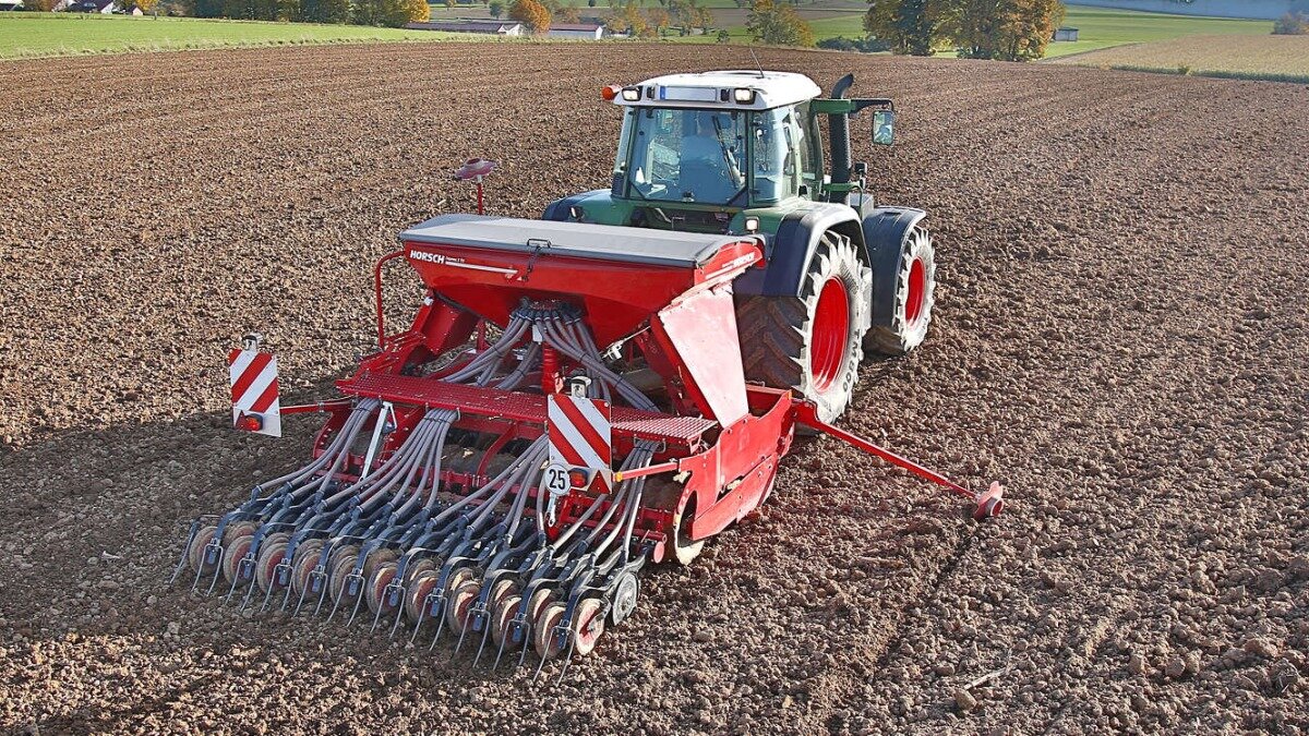 Фото: Официальный сайт Horsch Сеялка Horsch Express TD в работе