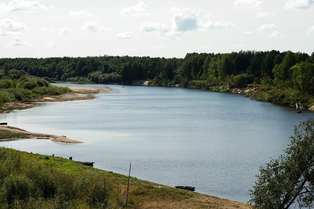 Унжа в районе Карьково. Фото Ольги Зайцевой.