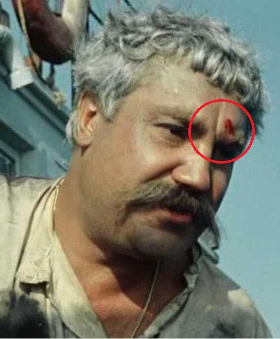 Таможенник Верещагин, сцена из фильма.