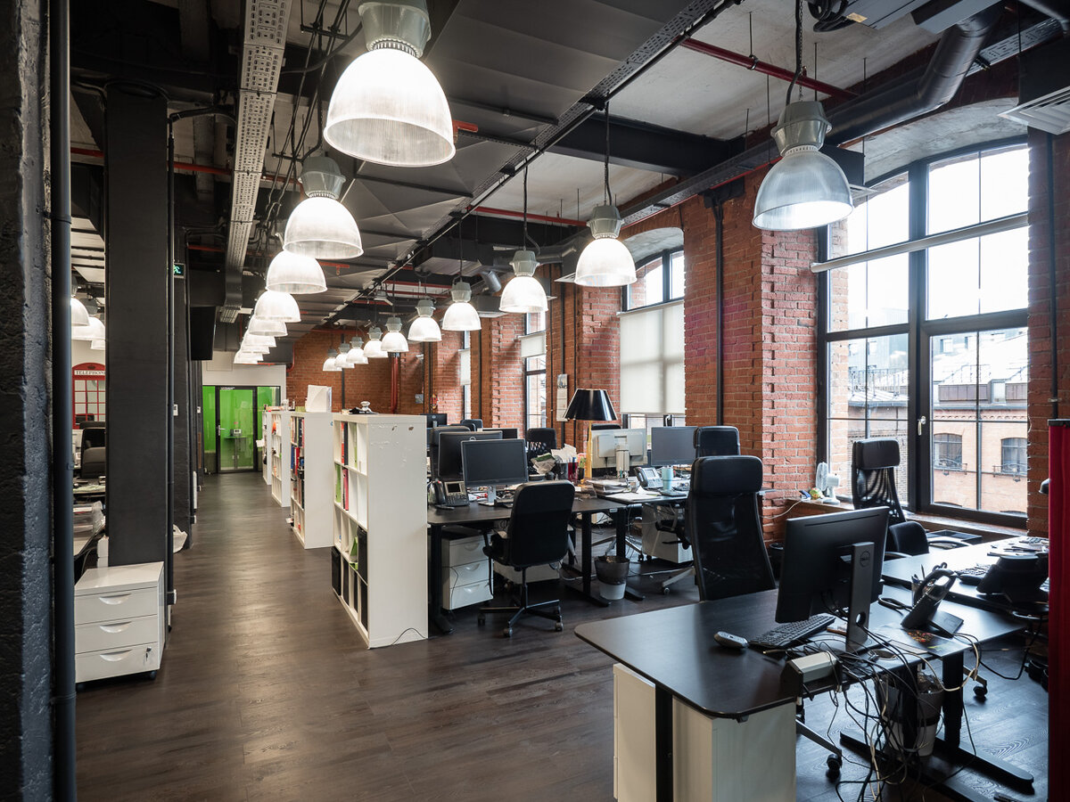 Офис Viacom. Open space