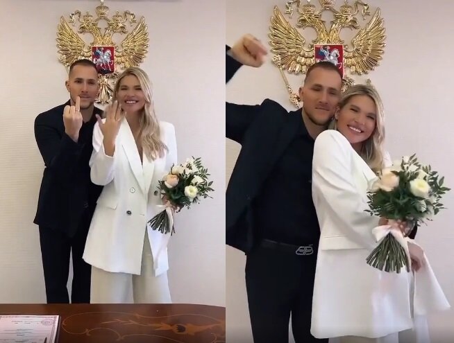 Федор Стрелков и Анита Кобелева (фото из Instagram)