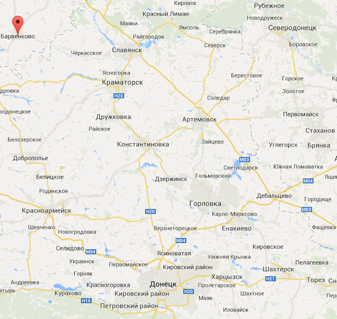 карта ДНР и ЛНР.  Красный Лиман на севере. фото: картинки яндекса.