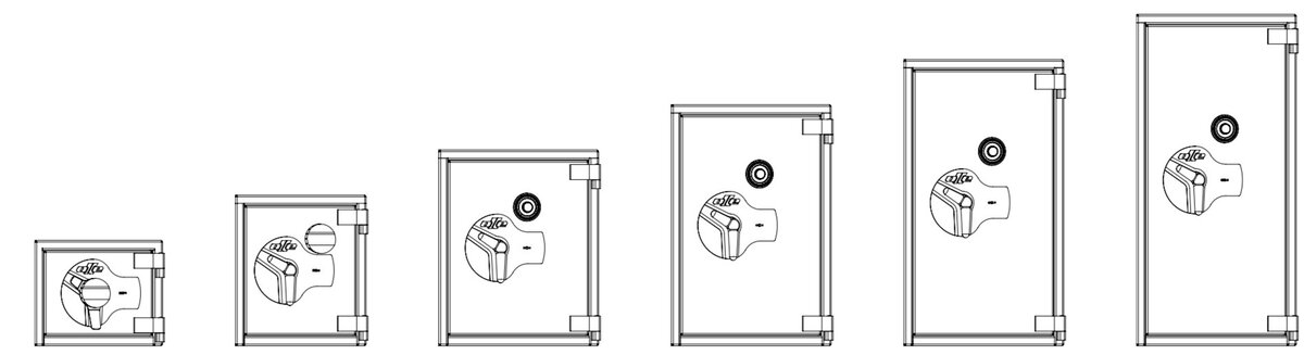 Модельный ряд сейфов OLLE AR