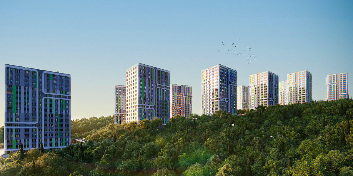 Новый проект АПБ Основа - жилой комплекс в Партените, Крым, Россия