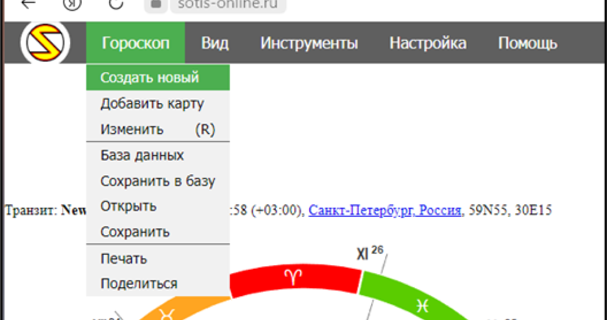 Как определить в каких градусах расположены планеты в карте рождения.