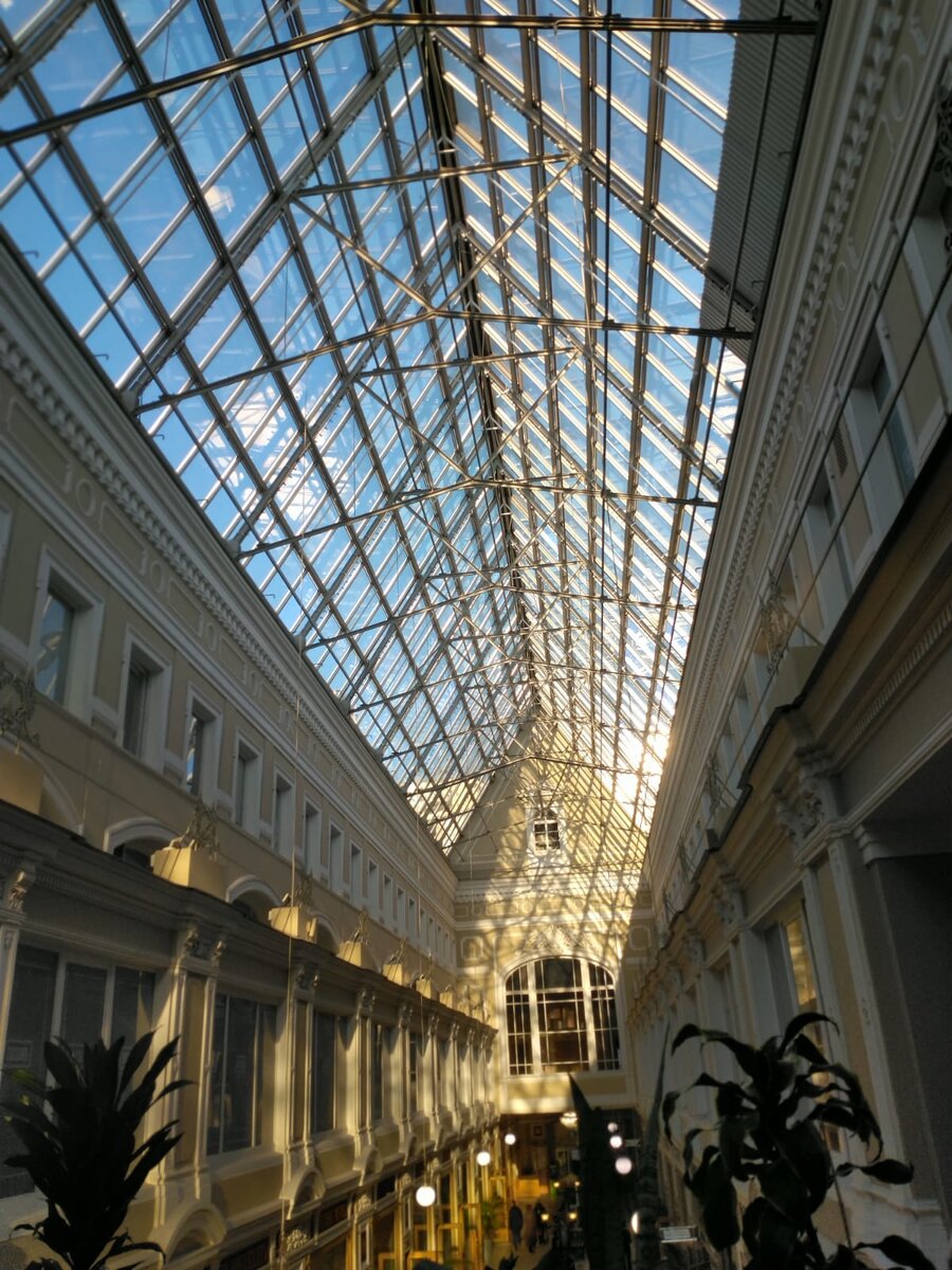 Пассаж. Прекрасное небо.