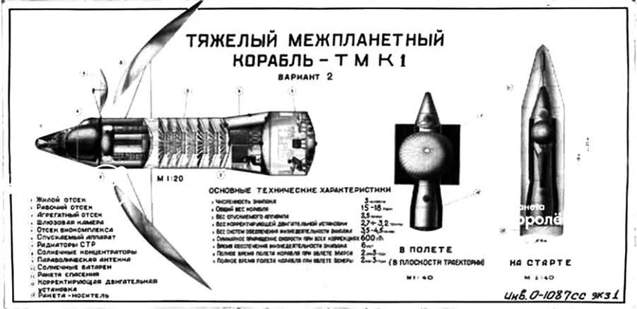 Книги про проекты тяжелых межпланетных кораблей Советский тяжёлый межпланетный корабль - был план создания и такого корабля Журн