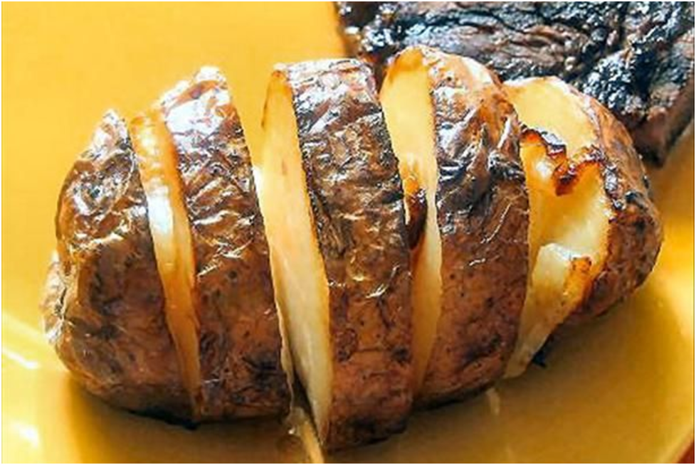 Печеный картофель в тандыре