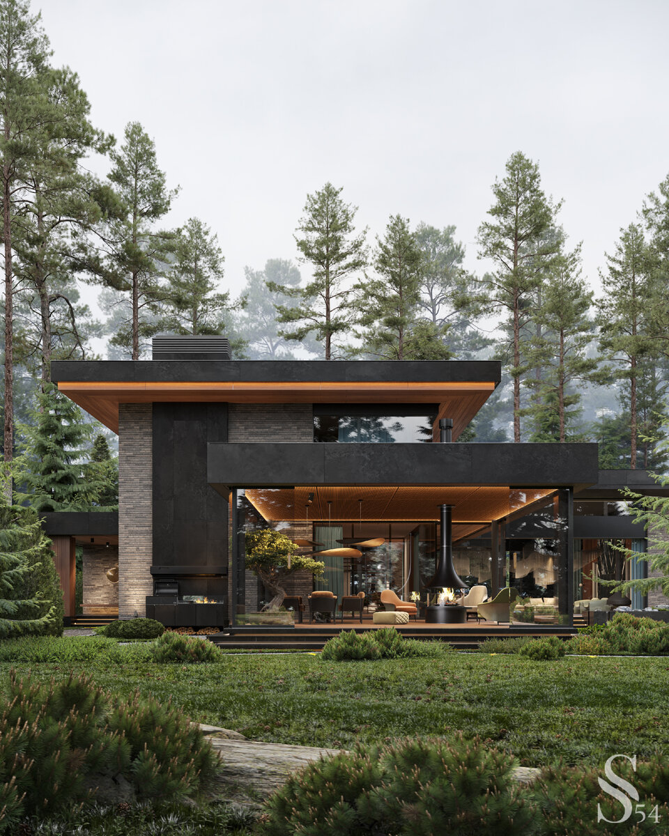 Проект загородного дома в Одинцовском районе Московской области от Studia 54