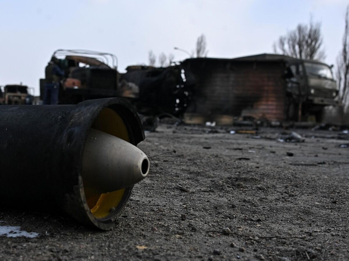    Уничтоженная военная техника Вооруженных сил Украины в Херсонской области© РИА Новости