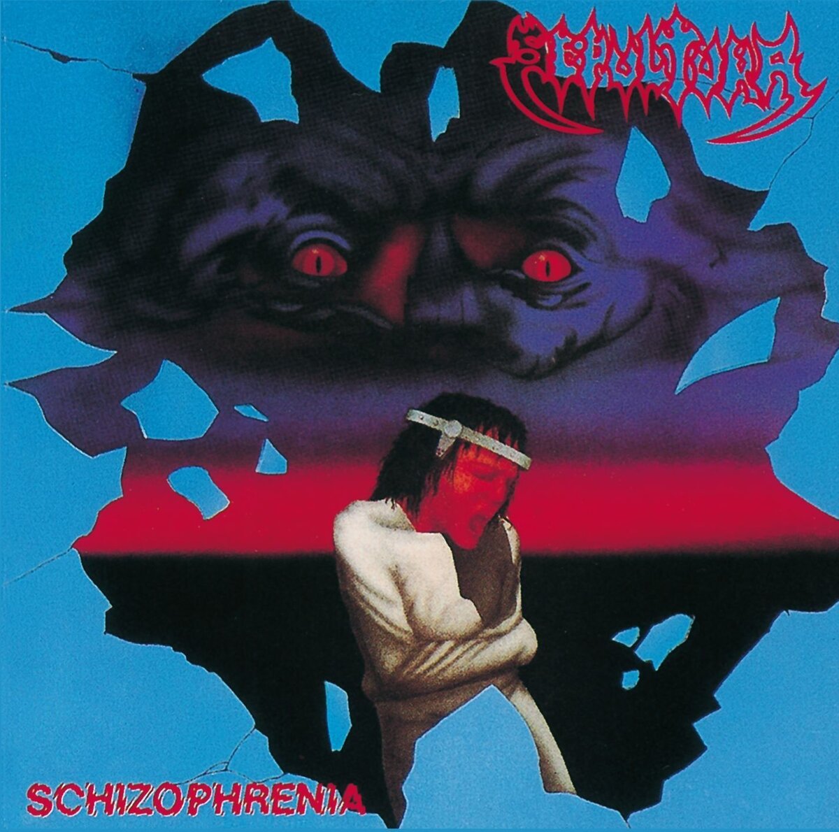 Обложка альбома Sepultura "Schizophrenia"