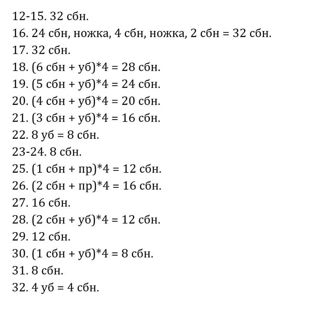 Котик колобок из плюшевой пряжи крючком схема и описание