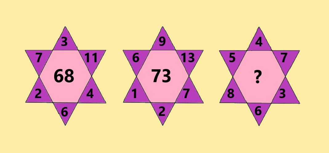 Головоломки здесь. Числовые головоломки в треугольнике. Решение головоломки 15.