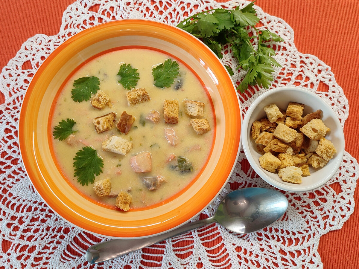 Сухарики и с супом хороши и просто погрызть можно ☺️