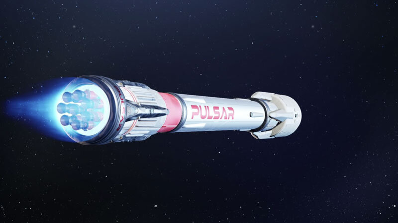   Рендер ракеты Pulsar Fusion