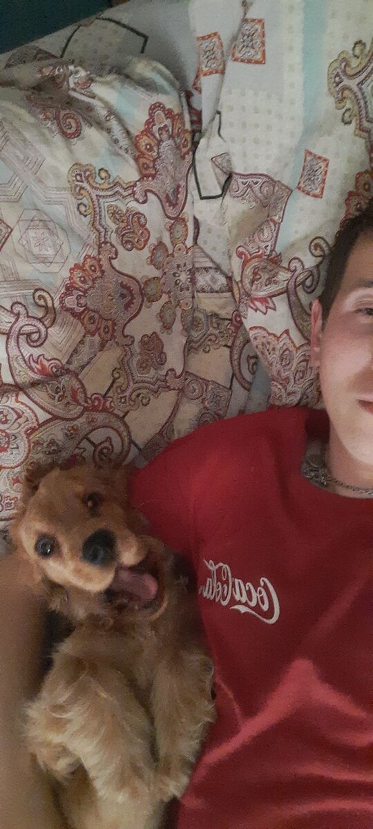 Голди с сыном.