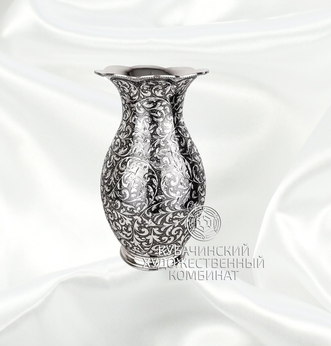 Серебряная ваза. Артикул 64861