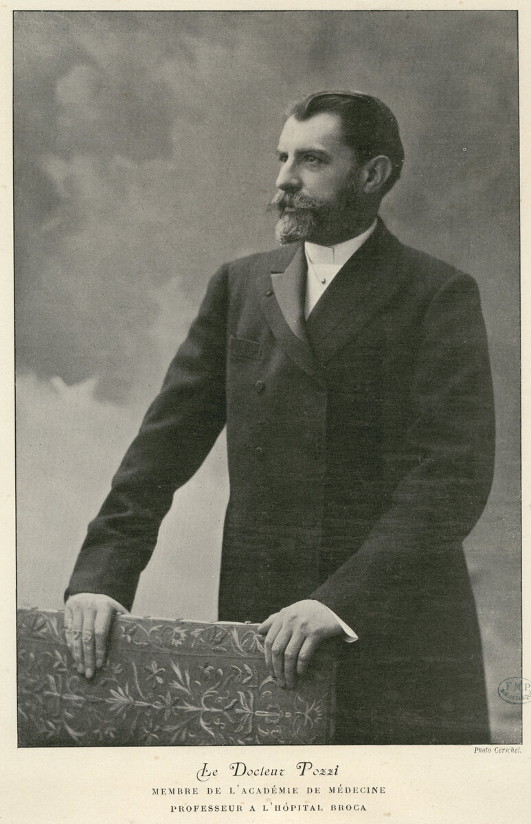 Impr. photomécanique – Similigravure. Depicted person: POZZI (Samuel)