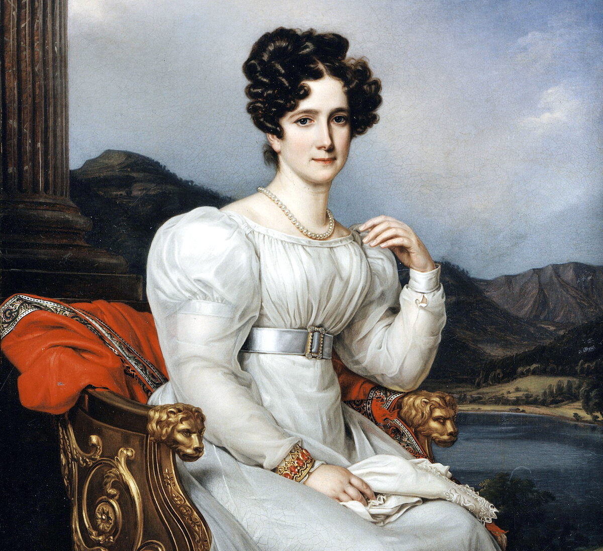 Йозеф Карл Штилер «Портрет Фредерики Баденской» (фрагмент) / Национальная портретная галерея Швеции