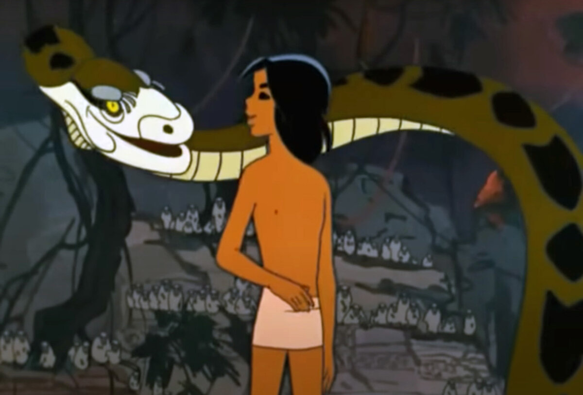 Кадр из мультсериала "Маугли"