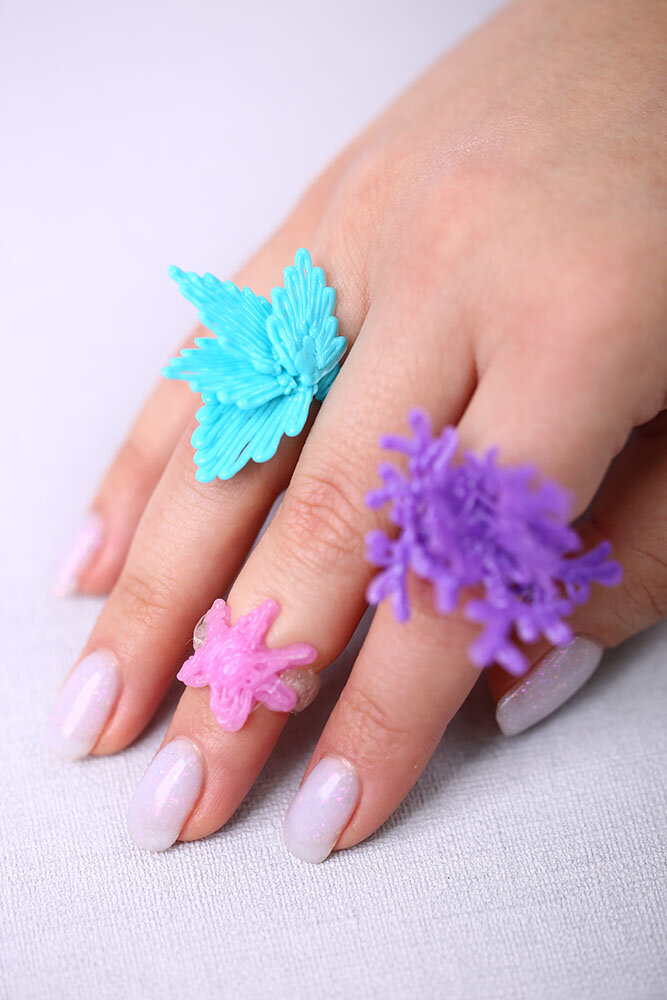 Мастер-класс «Яркие колечки для дочки и мамы»