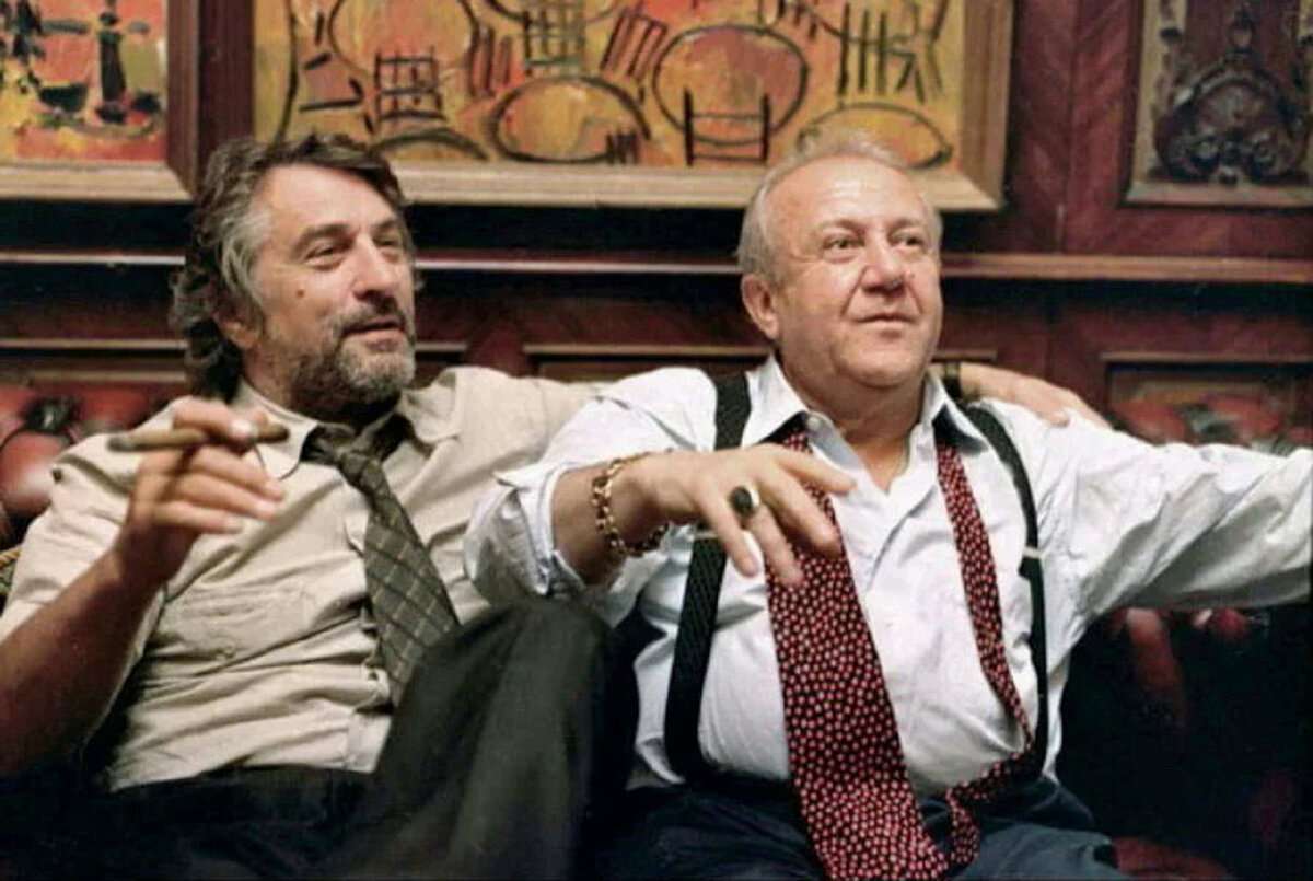 Роберт де Ниро и Зураб Церетели, 1987.
