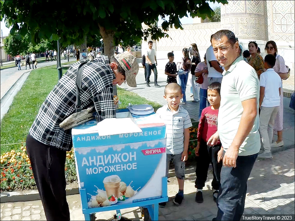 Узбекистан - Как продают мороженое? Не так, как в РФ