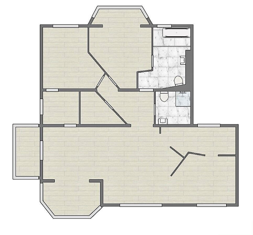 Планировка квартиры 183 м2