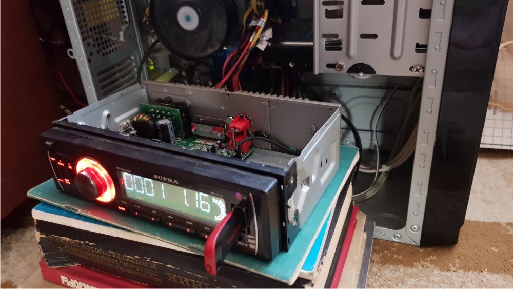 Как подключить автомагнитолу дома. музыкальный центр из автомагнитолы ...