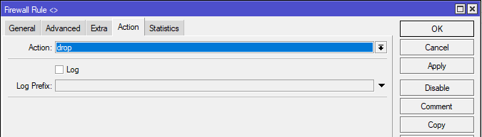 Принцип построения цепочек правил фильтрации трафика В Mikrotik действует принцип - разрешено все что не запрещено.-7