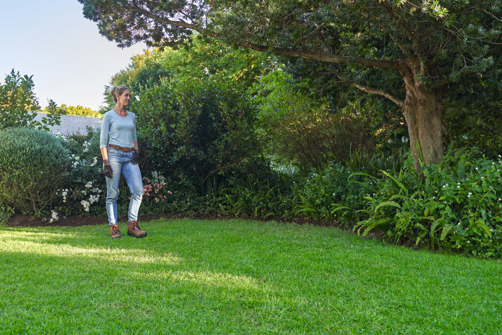 Газон в саду