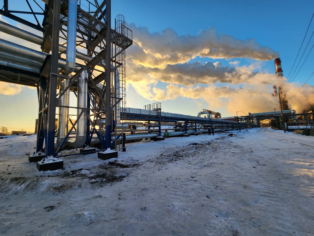 На строительной площадке ТЭЦ-4. © АО "ДГК".
