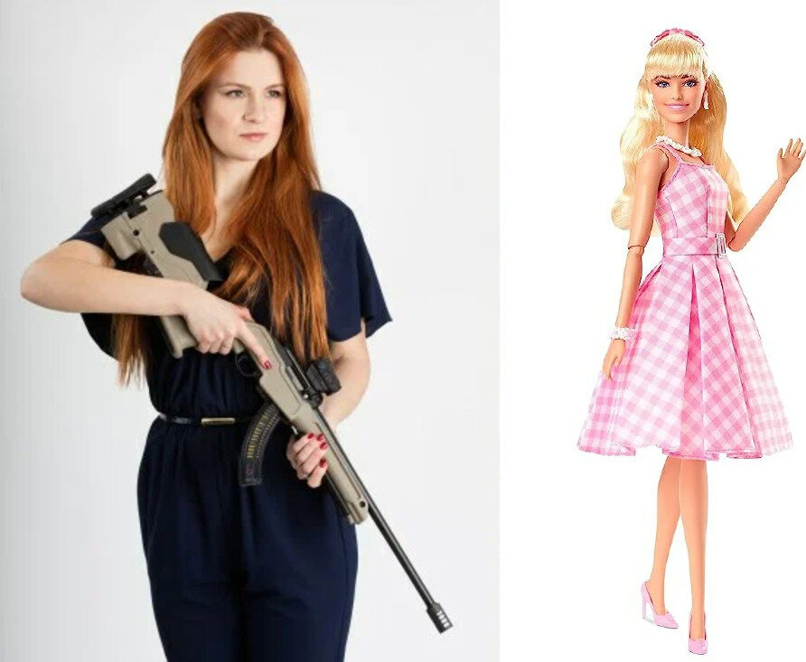 Когда сравнение с куклой не в твою пользу.... 