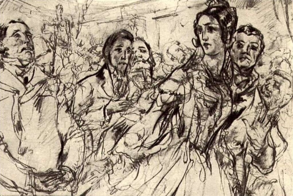 Художник Фейнберг, иллюстрация к роману Достоевского