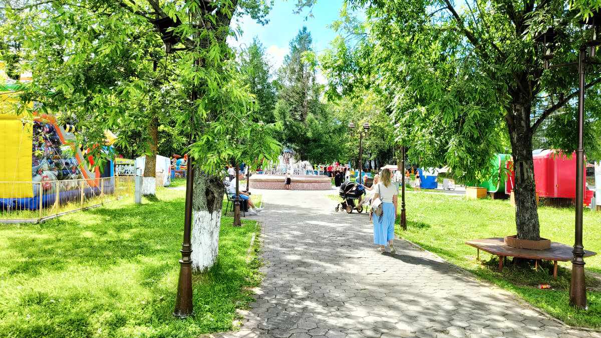 Довольно милый парк