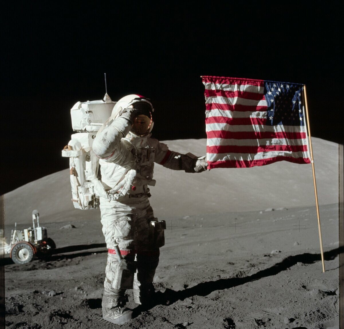 Астронавты США типа на Луне