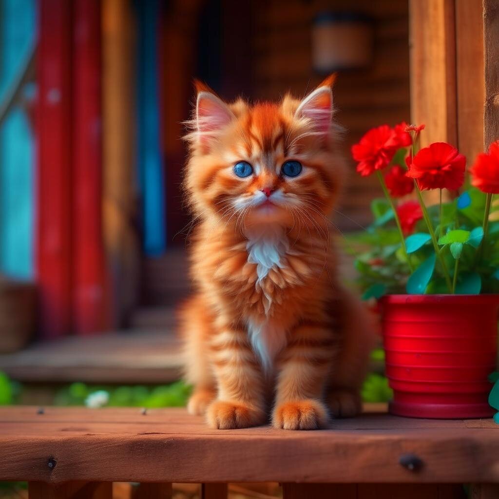 Котенок Рыжик, ну разве он не милашка?