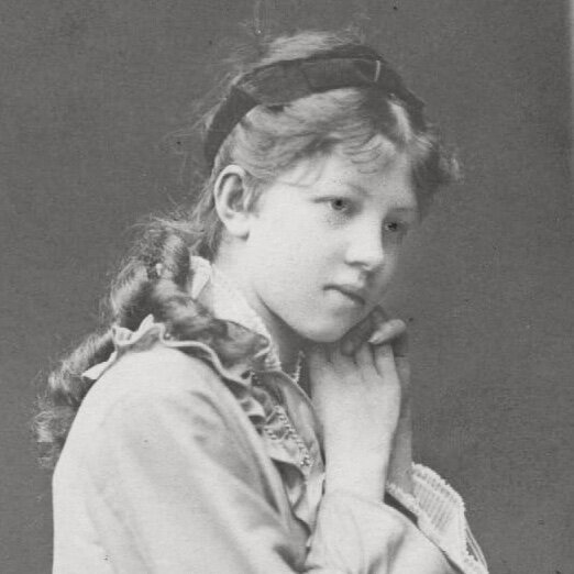 Александра Бекетова в юности 