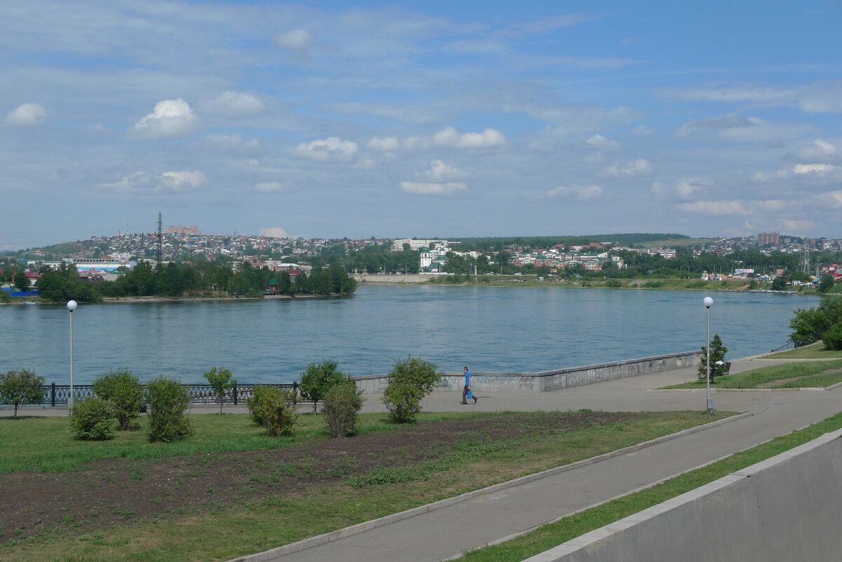 набережная красавицы Ангары..