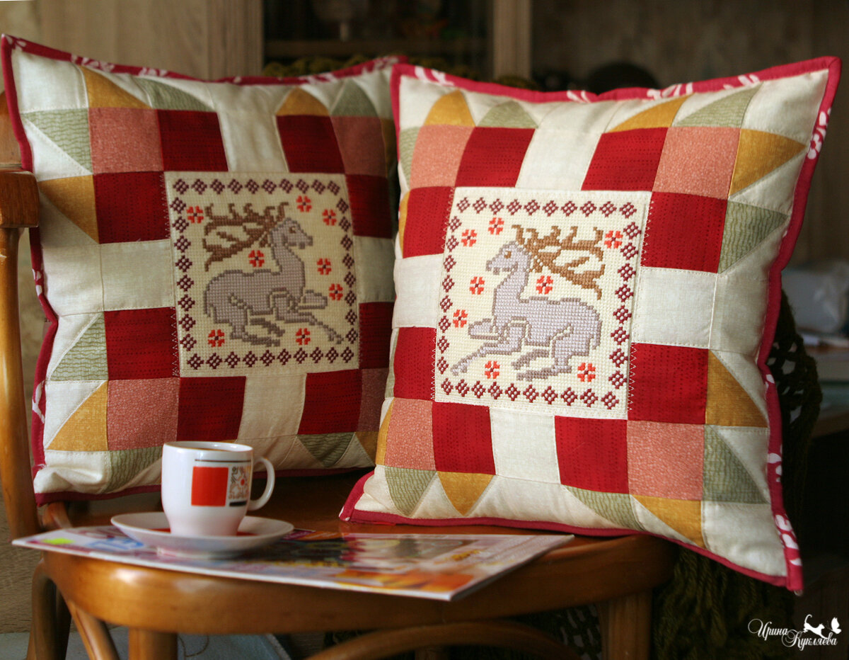 Декоративные наволочки на диванные подушки 35 х 35 см