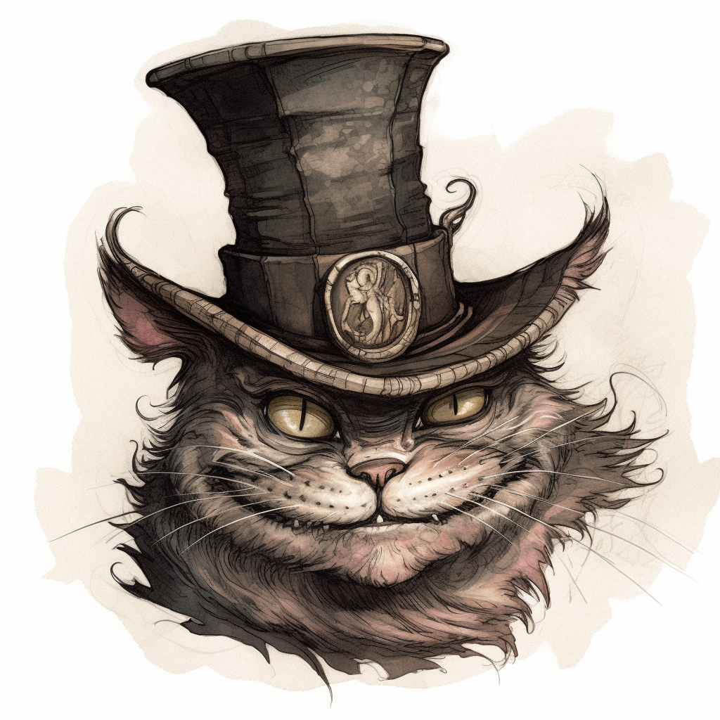 Изображение, сгенерированное программой Midjourney, пользователь svetada, кот в викторианском стиле